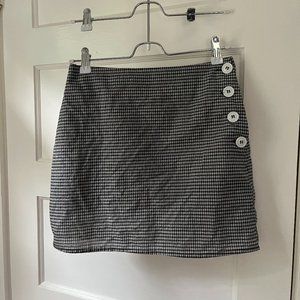 Urban Outfitters Checkered Schoolgirl Mini Skirt